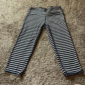 Athleta striped leggings